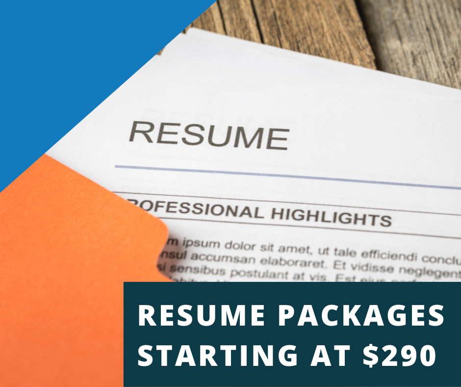 Resume Packages start at $290
